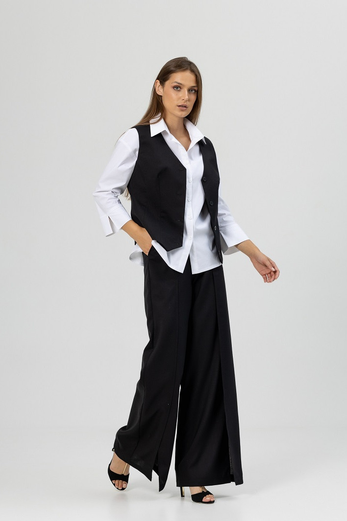 Костюм ATELERO 1088  черный белый - фото 3